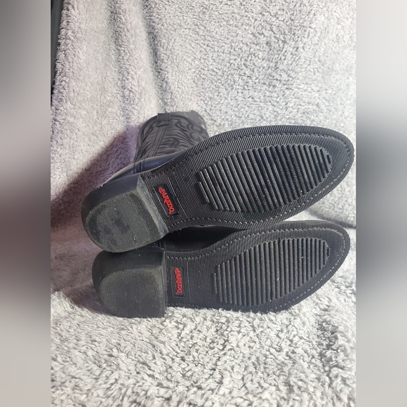 Laredo Mens Mccomb Round Toe Casual Boots Mid Calf - Black - Size 9 D - Picture 10 of 16